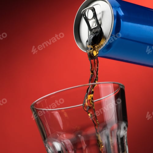 Preview: Pouring a soft drink in a glass
