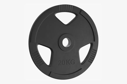 Preview: 20 KG Rubber Coated Barbell Weight Plate