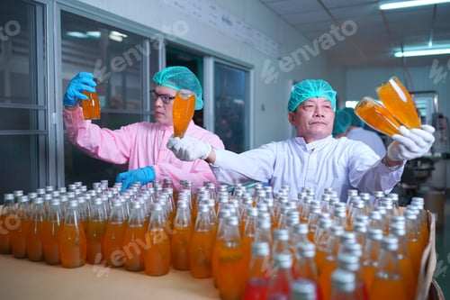 Preview: Industry Worker entering data in machine at factory