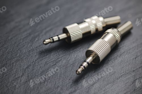 Preview: 3.5 metal stereo jack connectors for audio equipment