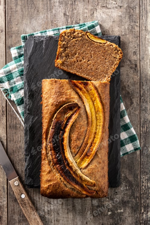 Preview: Homemade banana bread