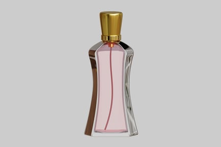 Preview: Elegant pink perfume bottle