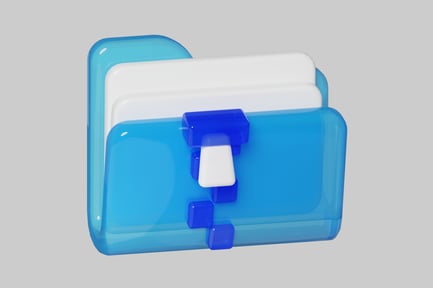 Preview: Modern Folder with Documents