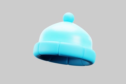 Preview: Cute winter hat with pom