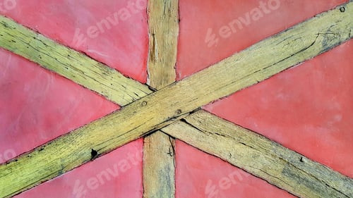 Preview: Close-up wall of half timbered house