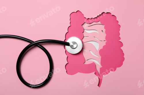 Preview: Concept of health care and internal organs - intestines