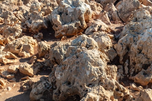 Preview: Beautiful view of the rocky limestone rock.
