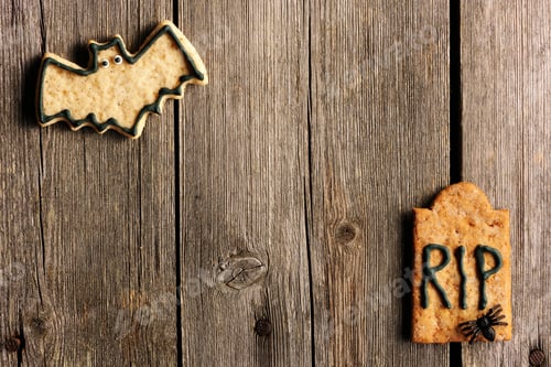 Preview: Halloween homemade gingerbread cookies