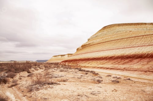 Preview: Unique geological feature known as tiger-striped mountains