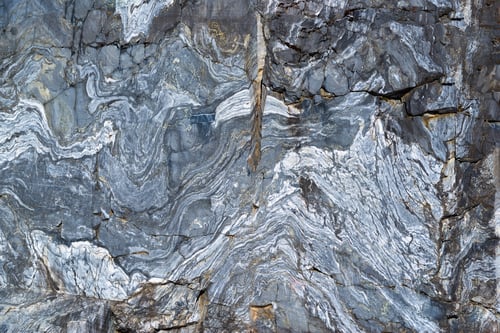 Preview: Old Abstract Marble Texture Of Stone Surface For Background Closeup Of Blue White Color