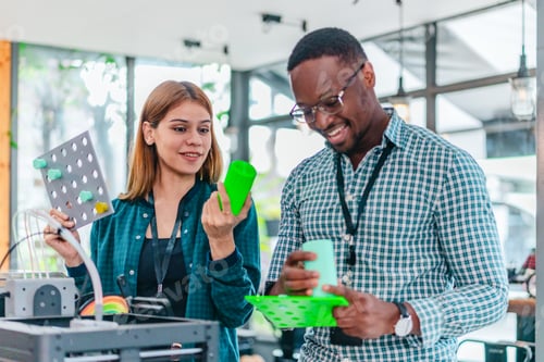 Preview: Two Product Designers Testing 3D Printed Prototypes