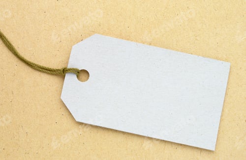 Preview: Label from a cardboard