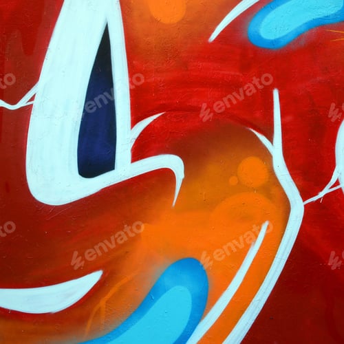 Preview: Fragment of graffiti drawings
