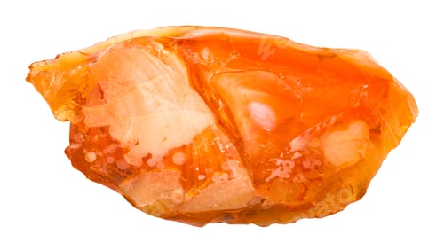 Preview: raw precious opal and fire opal gemstone isolated