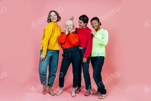 Preview: Group of multiethnic women