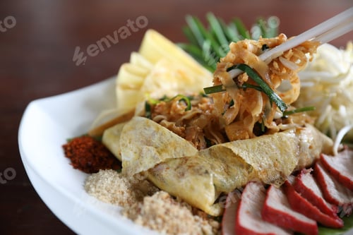 Preview: Local Thai Food Padthai Fried Noodle