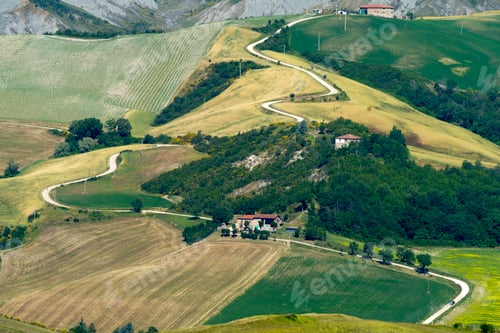 Preview: Rural landscape on the hills near Imola and Riolo Terme