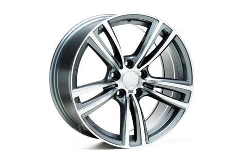 Preview: Alloy wheel isolated on white background