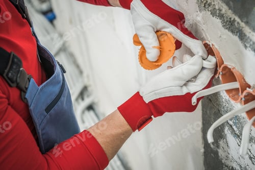 Preview: Power Sockets Installation Inside Concrete Walls