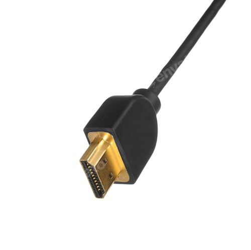 Preview: tech cable with plug isolated on a white background
