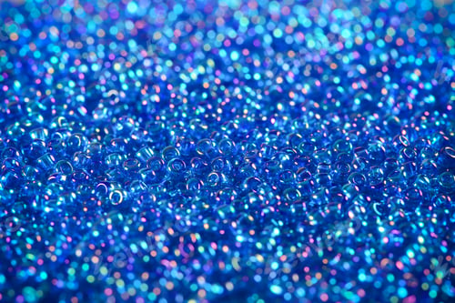 Preview: Beads Bright Lies On The Table Background Image There Is A Place To Write
