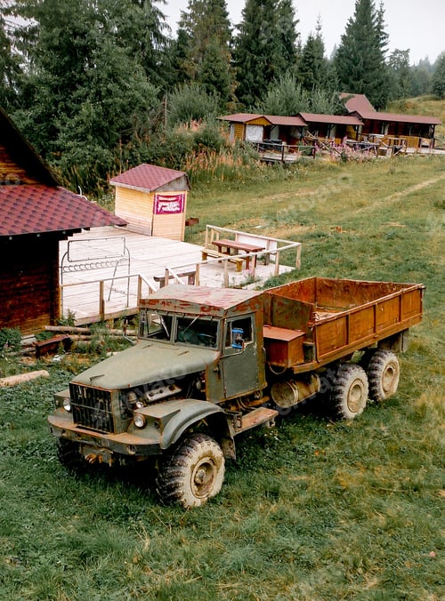 Preview: An old truck, countryside, farm life