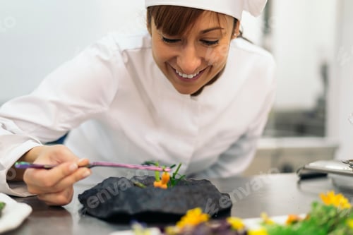 Preview: Pretty professional chef cooking.