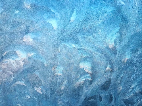 Preview: Blue Frosty ornament
