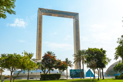 Preview: Dubai Frame in Zabeel Park in Dubai