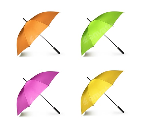 Preview: umbrella on white background
