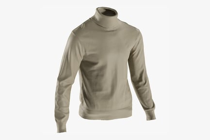 Preview: Men's Beige Long-Sleeve Pullover