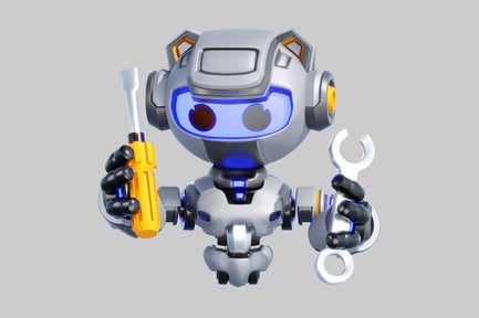 Preview: Repair robot with tools