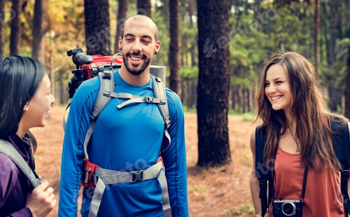 Preview: People Friendship Hangout Traveling Destination Camping Concept