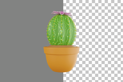 Preview: Cactus Plant 3D Icon