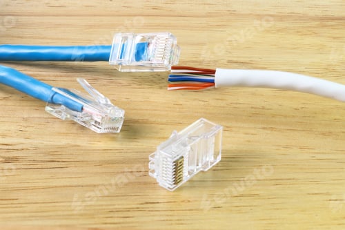 Preview: RJ45 with Cable for use Network internet cable, device for network cable connectivity