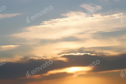 Vorschau: Hintergrund des Abendhimmels