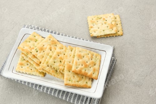 Preview: Stacked square biscuits