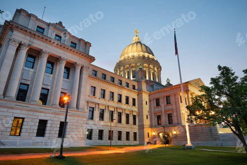 Preview: Mississippi State Capitol in Jackson, Mississippi, USA