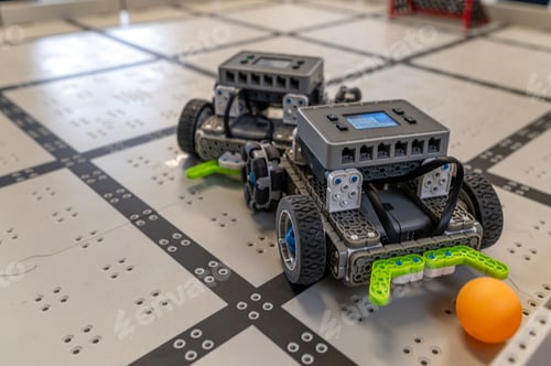Preview: Robots designed for learning and experimentation in a technology lab setting