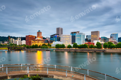 Preview: Portland, Oregon, USA Skyline