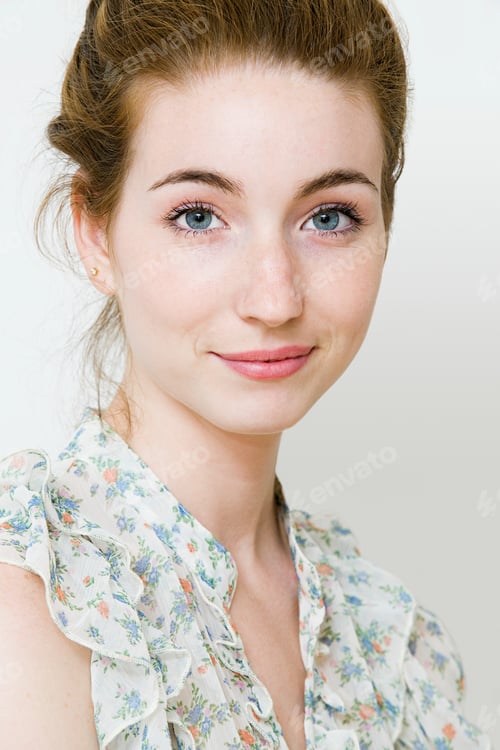 Preview: Headshot of young woman, portrait