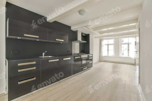 Preview: Interior of a bright empty room