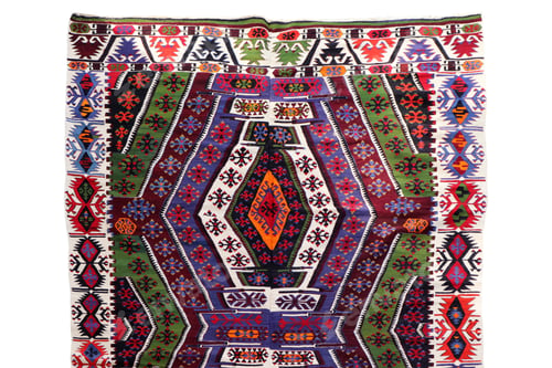 Preview: wool woven old antique Turkish rug