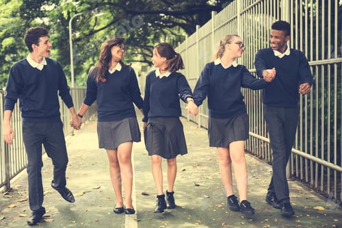 Preview: Diversity Students Friends Happiness Concept