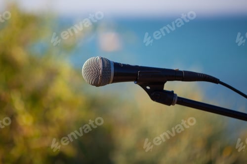Preview: Microphone outdoors