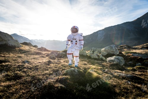 Preview: Astronaut exploring a new planet.