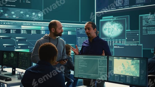 Preview: Governmental cyber defense team using advanced technology to secure information
