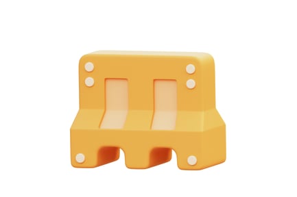 Preview: Roadblock 3D Illustration