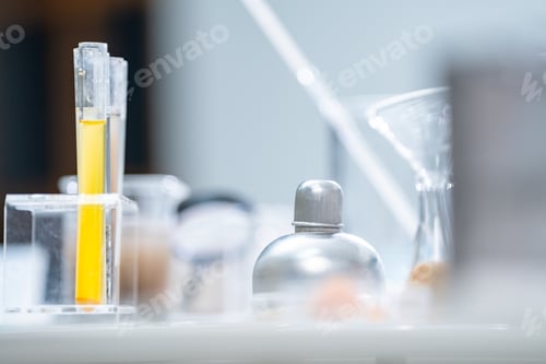 Preview: Geology science laboratory research sample test analysis of nature dirtied ground environment