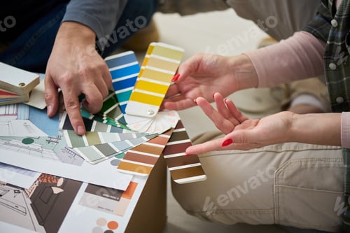 Preview: Pointing at swatch in color palette
